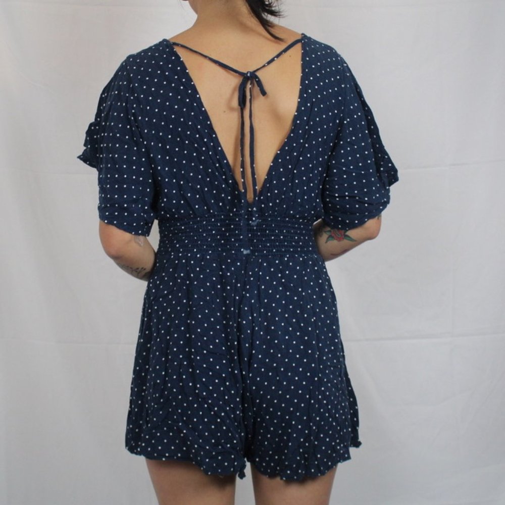 Fluttery Polka dot Romper